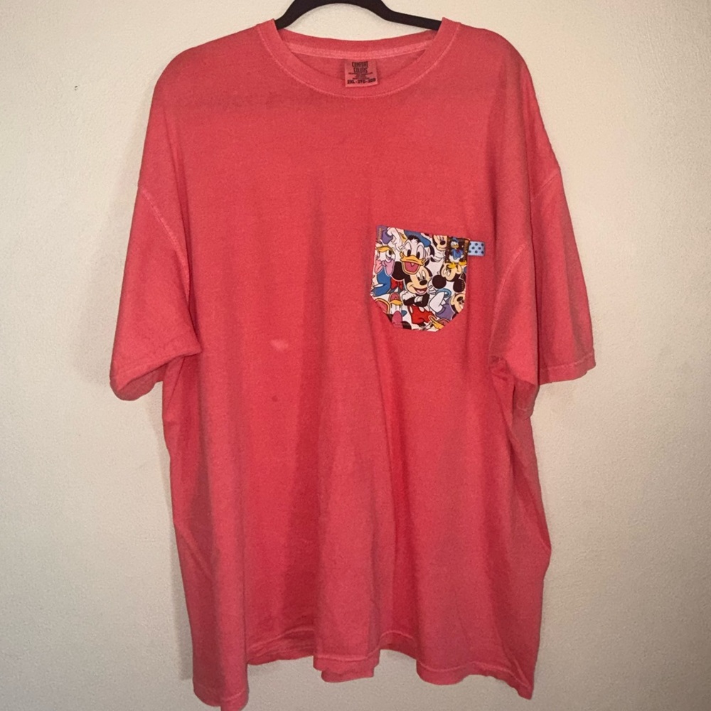 Disney Characters Mickey Mouse T-Shirt Donald Duck Faded Short Sleeve 2X 2XL XXL